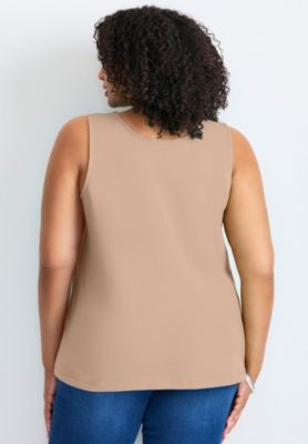 Plus Size Basic Layering Women's Tank