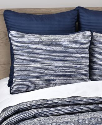 Dalton Sleek Stripe 3-Pc. Quilt Set, Full/Queen