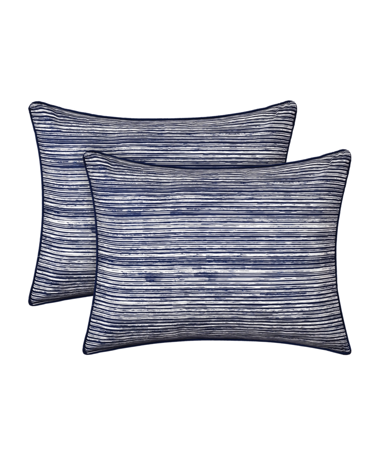 Royal Court Dalton Sleek Stripe 3-pc. Comforter Set, King/california King In Blue