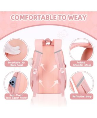 Pink Girls Backpack Kids Backpack for Girls