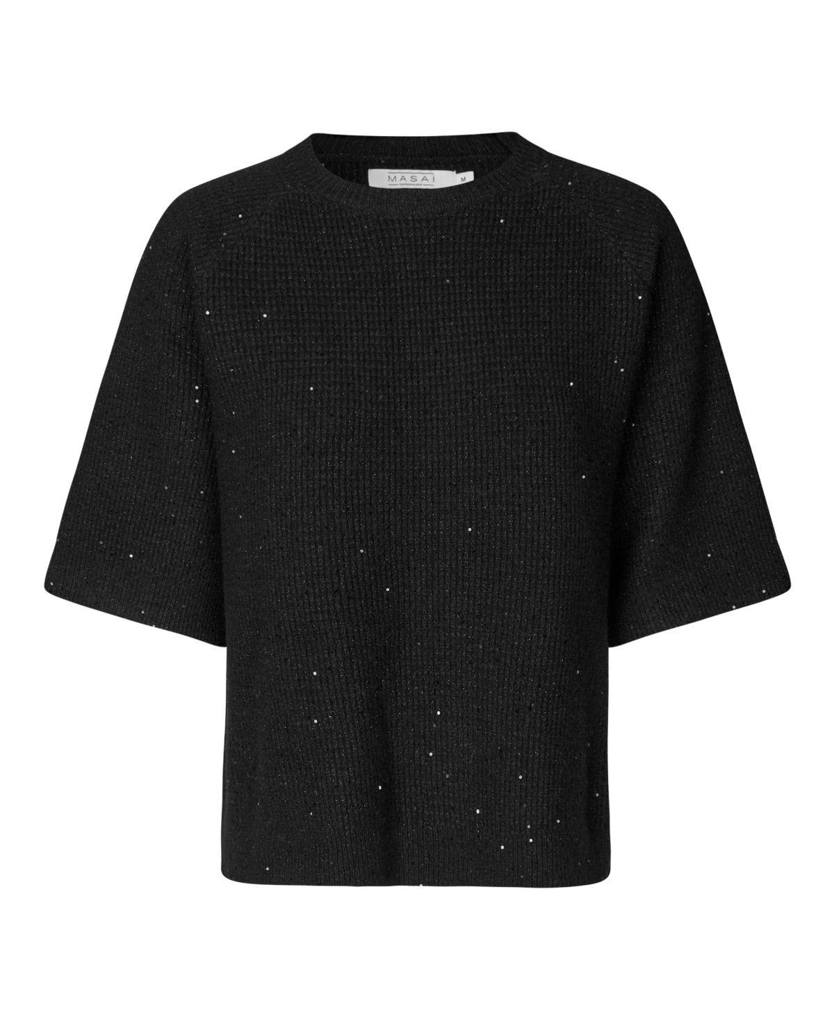Masai Copenhagen Women's MaFarinna Shimmer Short Sleeve Jumper