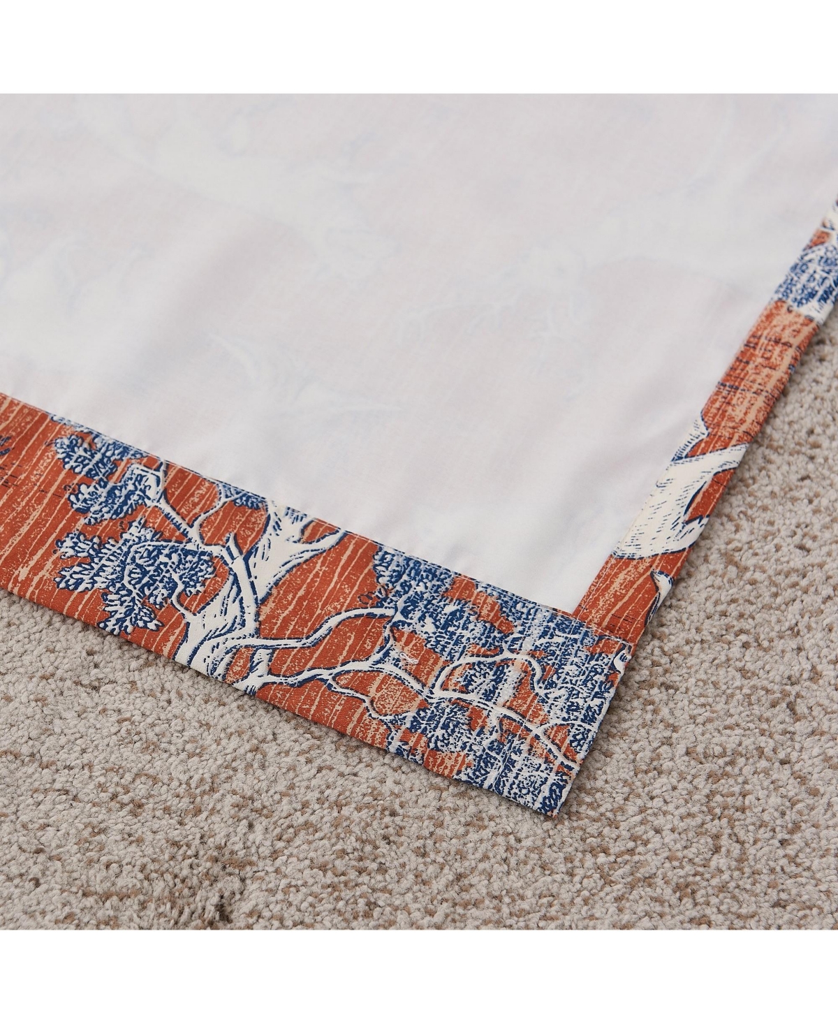 Barefoot Bungalow Greenland Home Fashions Menagerie Window Panel Pair - 42x84", Saffron