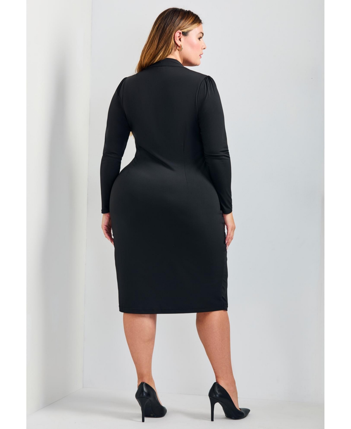 Avenue Women's Plus Darlene Jersey Wrap Dress