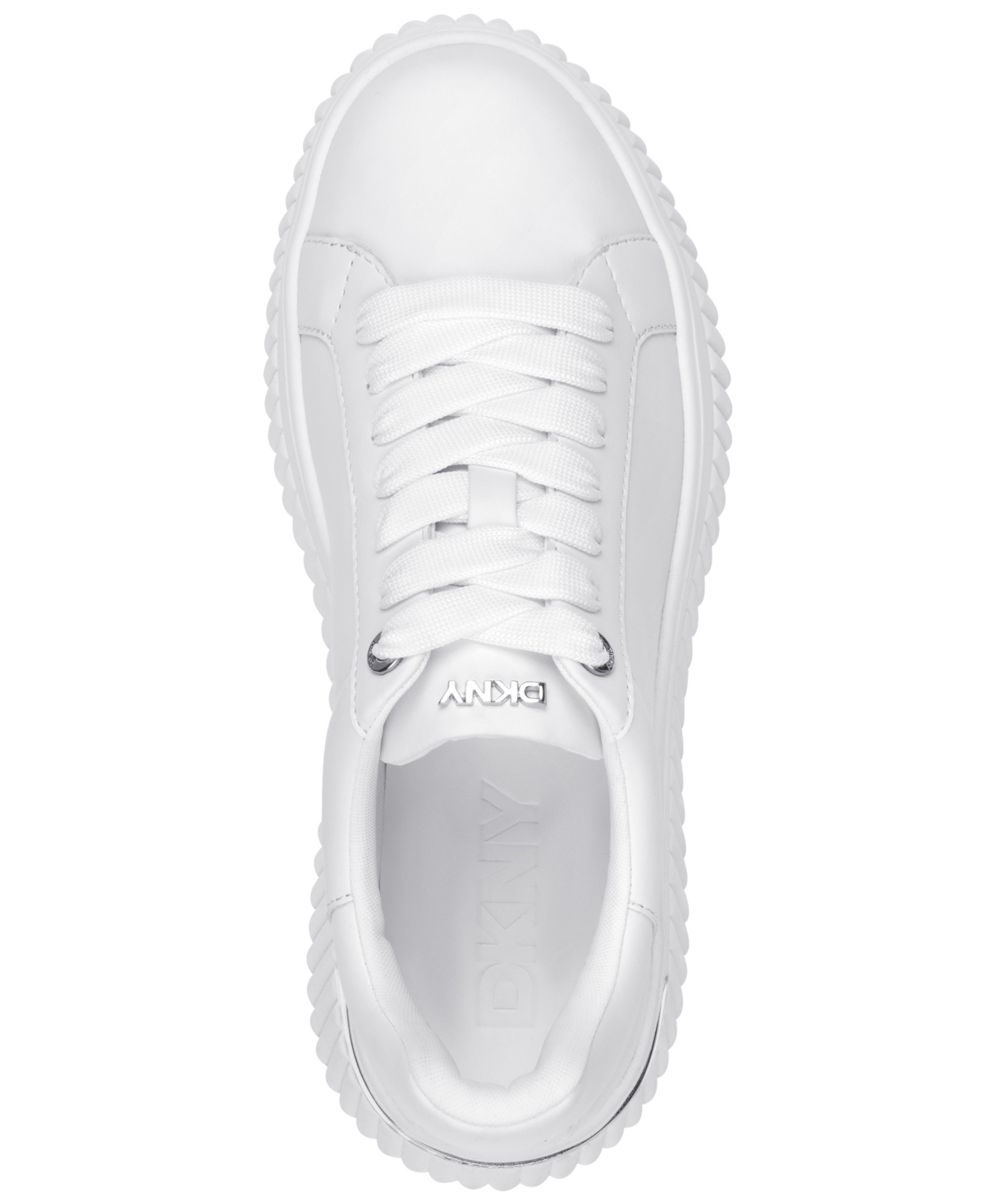 Dkny Lobeco Platform Sneaker In White
