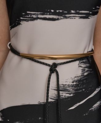 Women's Brushstroke Sleeveless Midi Dress