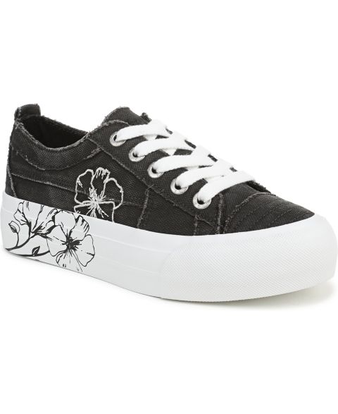 Женские кроссовки Blowfish Malibu Sadie-Sun 10 Lace-Up, цвет: Чёрный холщовый