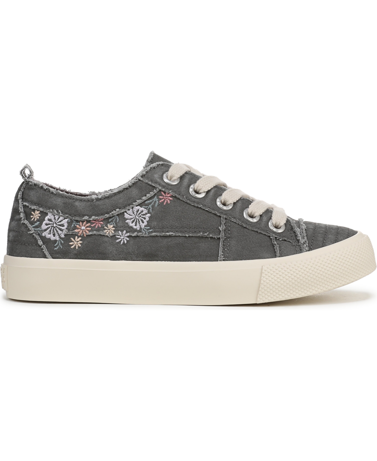 Blowfish Malibu Very Sadie Embroidered Floral Sneaker In Gray