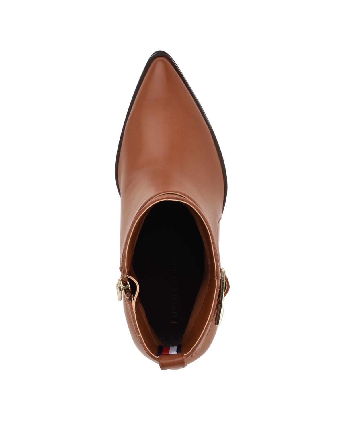Tommy Hilfiger Women's Miriaha High Block Heel Dress Booties In Brown