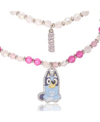 Beaded Bracelet Set, 4-Pack, Character Charms, Adjustable Stretch