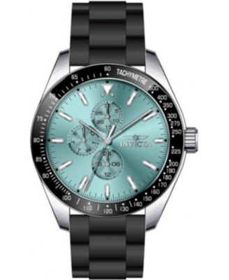 Men's 48856 Aviator Quartz VH67 Light Blue Dial Watch