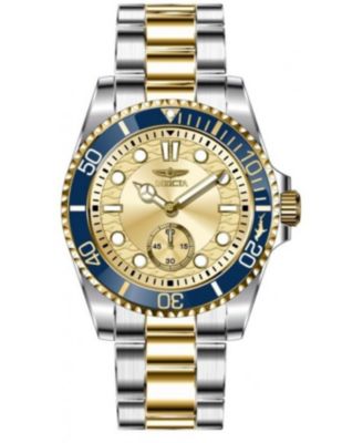 Men's 49425 Pro Diver Quartz VD78 Gold Dial Watch