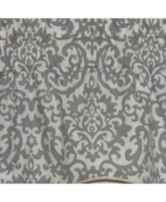 Duncan High Quality Room Darkening Solid Natural Color Lined Scallop Window Valance - 50 x15"