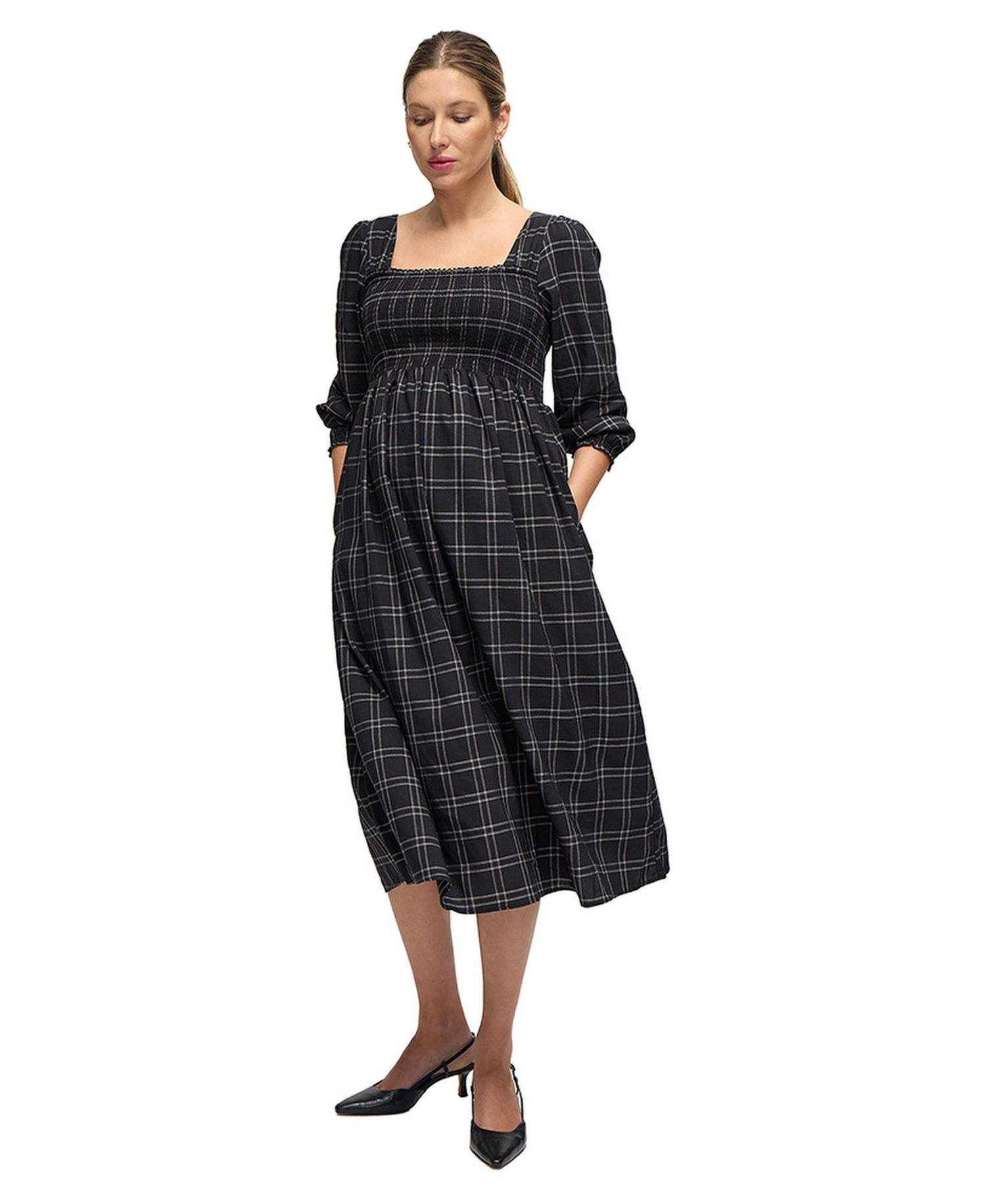 Women's Ingrid + Isabel Ruffle Sleeve Midi Dress