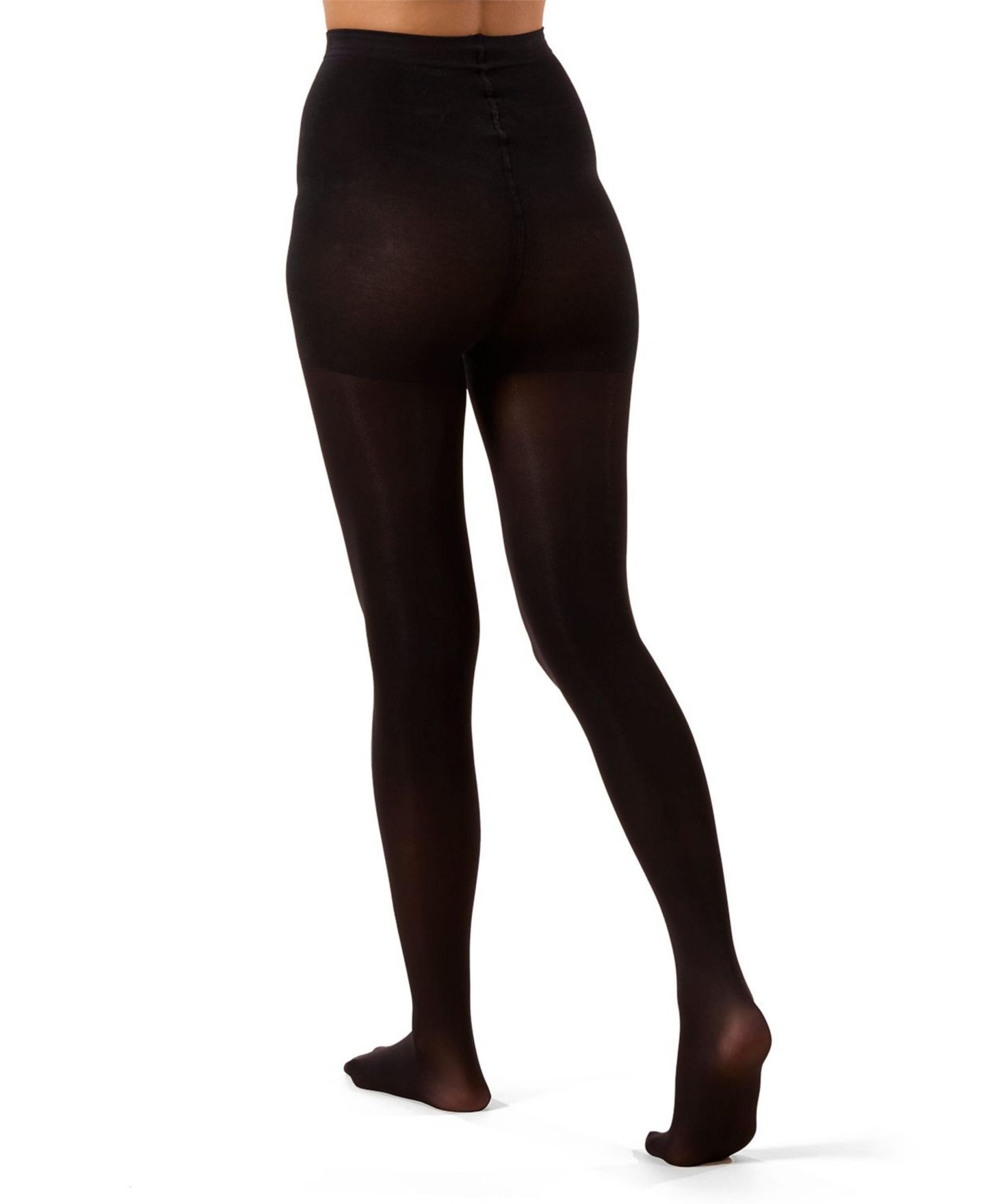 Женские колготки MeMoi Cotton On Top Perfectly Opaque 60 Denier Tights, цвет: Чёрный — фото 4