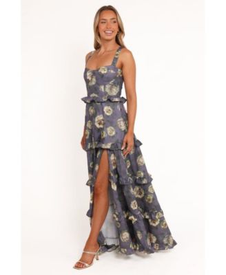 Women's Lillee Tiered Maxi Dress - Lavender Floral