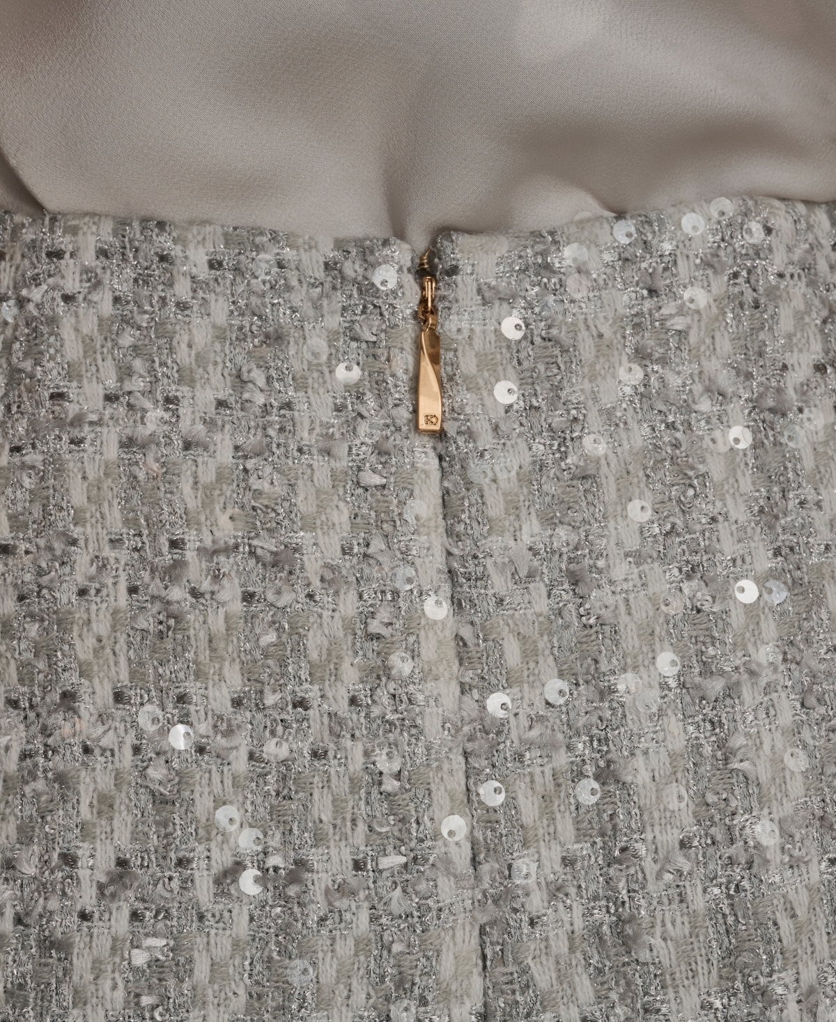 Donna Karan New York Women's Sequin Detail Pencil Midi Skirt