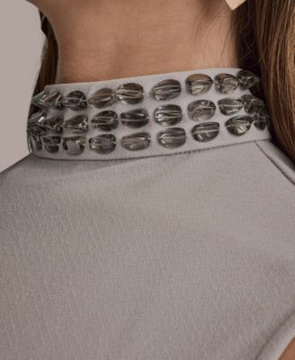 Women's Embellished Sleeveless Top