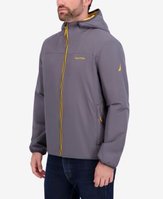Men's Hooded Transitional Zip Front Jacket
