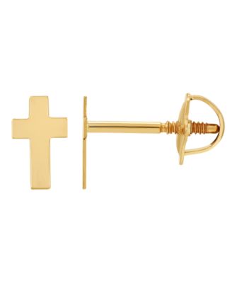 3-Piece Stud Earring Set in 10k Yellow Gold