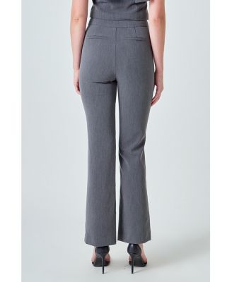 Women's Low Rise Fitted Trousers