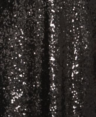 Women's V-Neck Sequin Gown