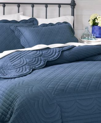 Bailey Scallop 3-Pc. Quilt Set, Full/Queen, Macy's Exclusive