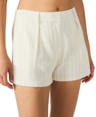 Women's Minette Mid-Rise Pleated Shorts