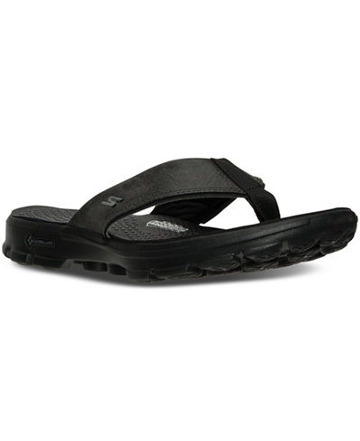 Skechers Men's GOwalk 3 - Stag Thong Athletic Sandals from Finish Line