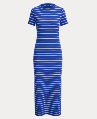 Women's Striped Short-Sleeve Dress