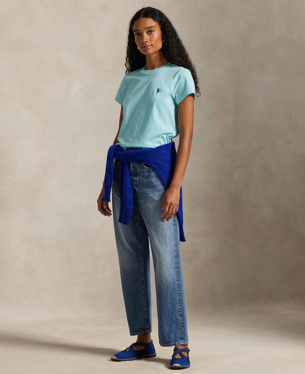 Polo Ralph Lauren Women's Crewneck T-shirt In Green