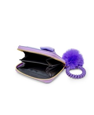 Girls Shiny Jumbo Bow Spiral Strap Wallet – Medium, Glossy, Elegant Wallet