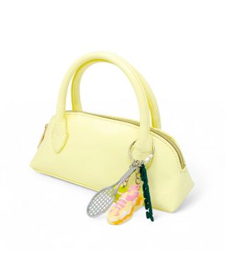Girls Sporty Charm Top Handle Bag, Yellow