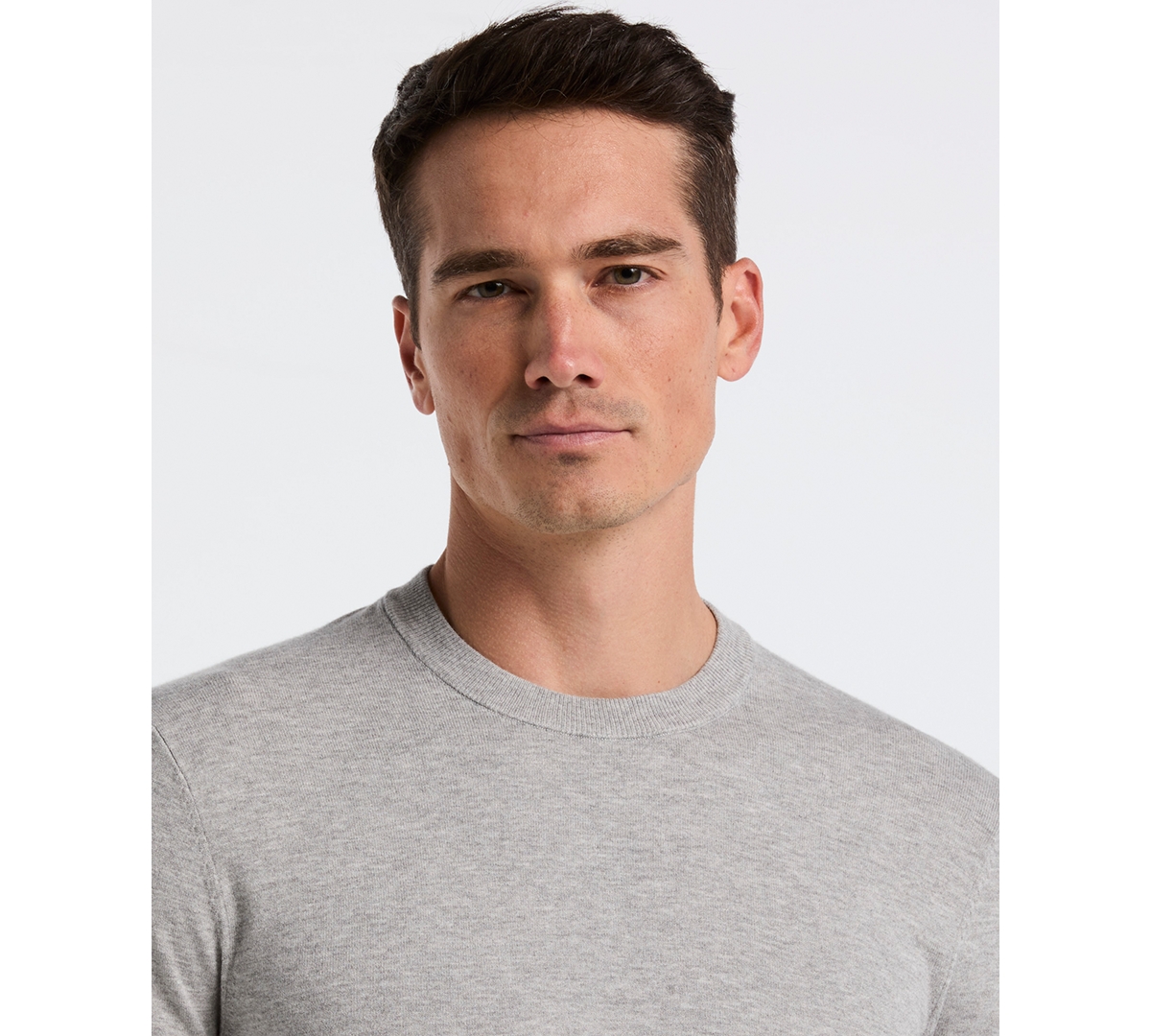 Perry Ellis Men's Crewneck Tech Pullover Sweater In Multi