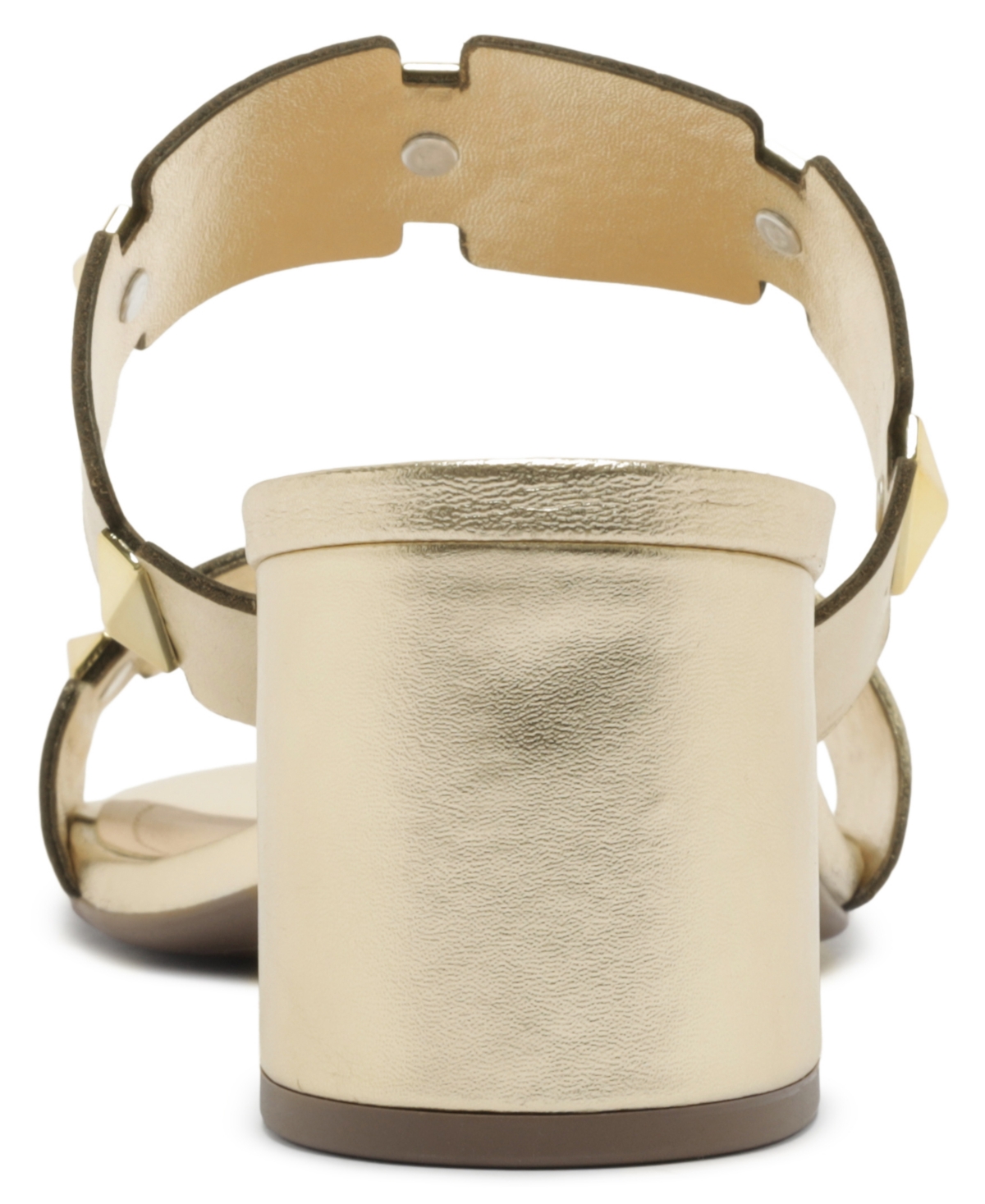 Arezzo Women's Lyra Mid Block Sandal In Gold