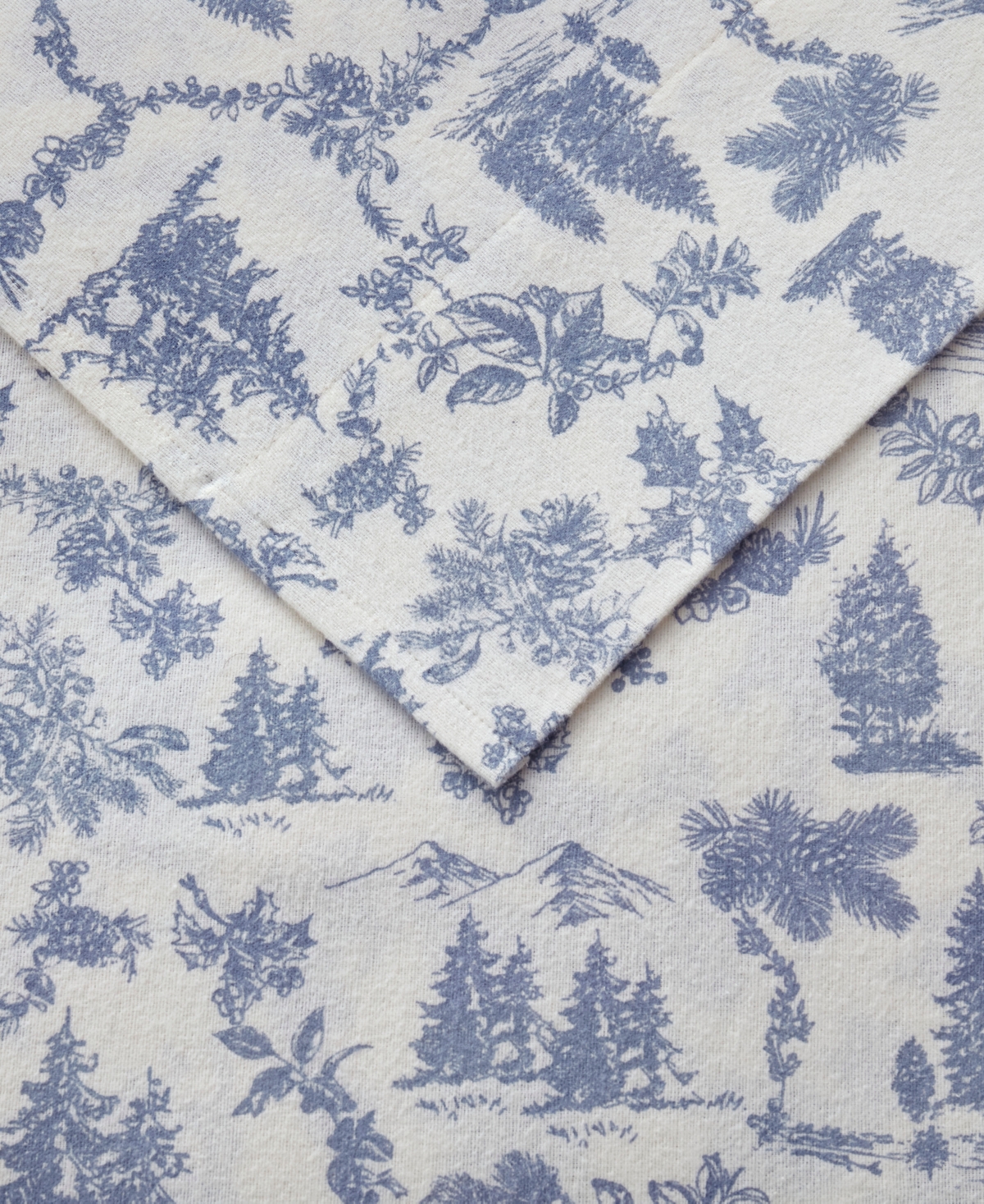 Madison Park Novelty Printed Cotton Flannel 4-pc. Sheet Set, Full In Purple