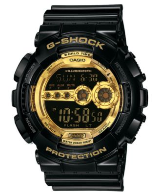 G-Shock - Men's Japanese Quartz Black Resin Watch 51.2mm