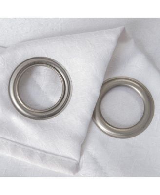 Lydia Matte Embossed One Blackout Panel - 52"x84", White