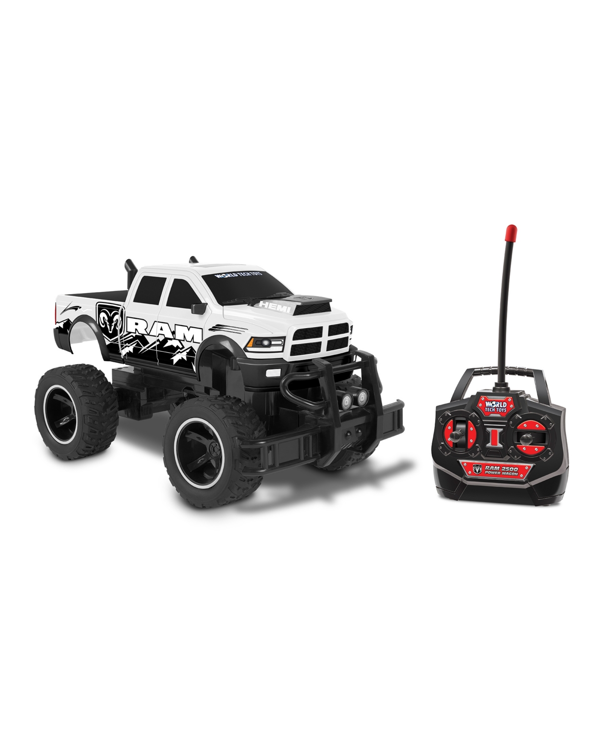 World Tech Toys 1:14 Ram 2500 Power Wagon Electric Remote Control Truck In Transparent