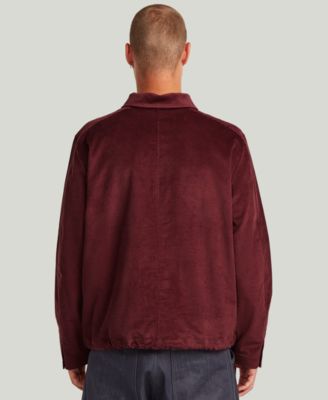 Men's Straight-Fit Collared Corduroy Jacket