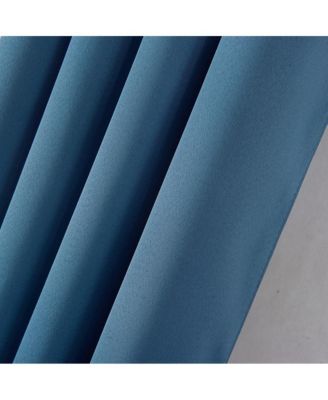 Anchorage Blackout Single Grommet Curtain Panel 54x63", Blue