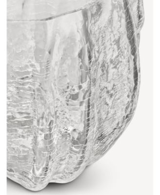 Crackle Low Vase