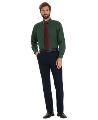 Men's Solid Regular-Fit Dress Shirt, Macy's Exclusive
