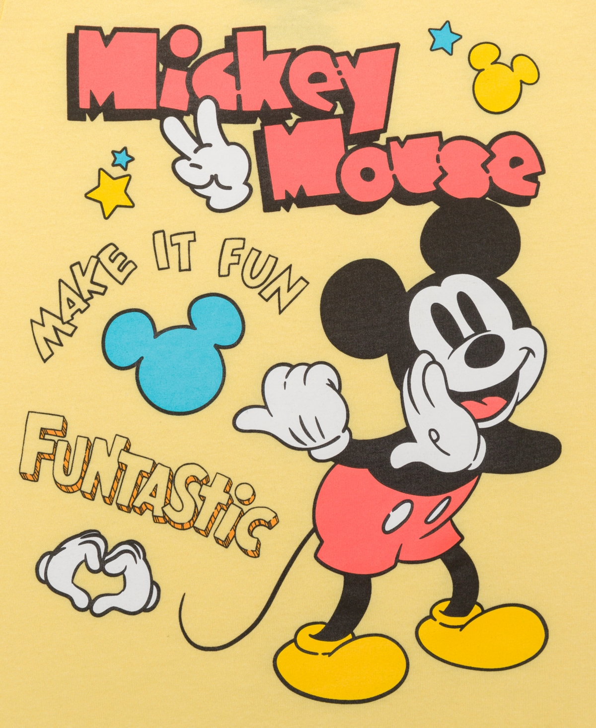 Mickey Mouse Boys Toddler 2T-5T Shine Bright Short-Sleeve T-Shirt