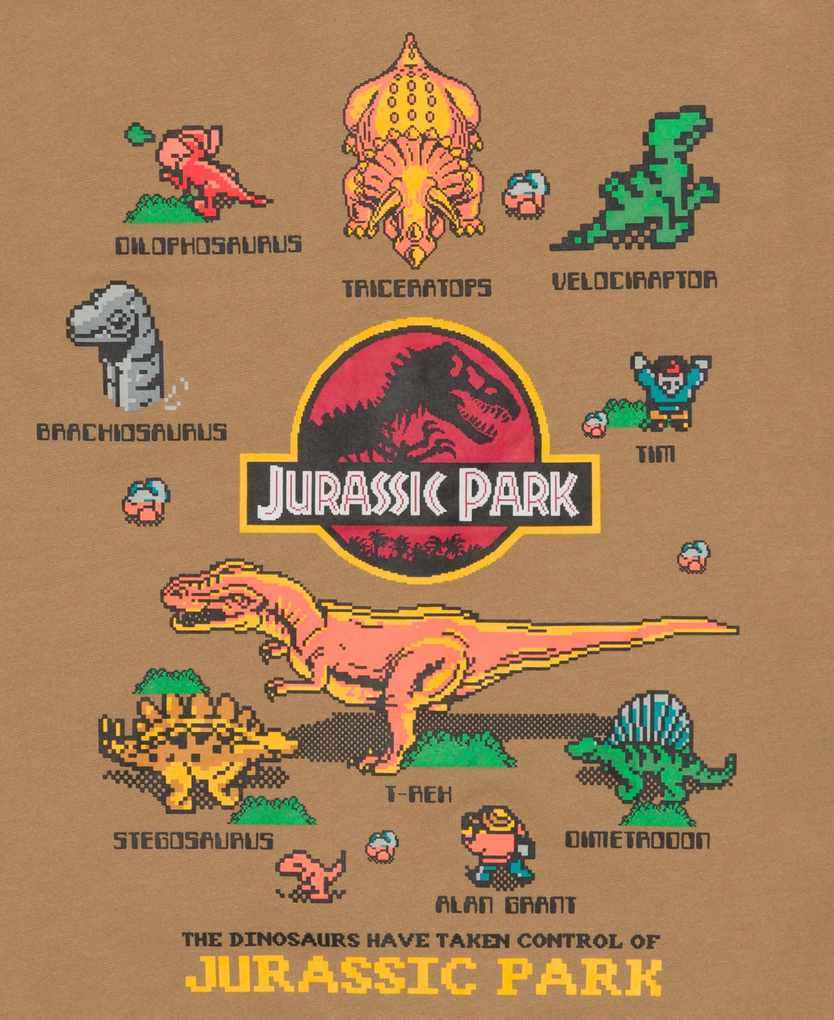 Jurassic Park Boys 5-20 Zip Up Hoodie