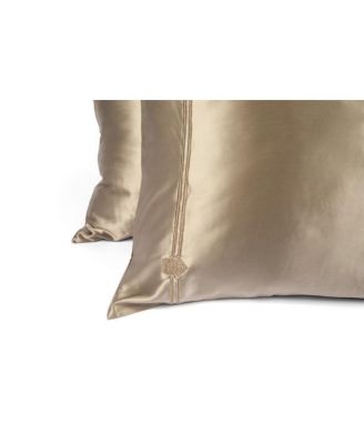 Long Staple Cotton Sheet & Silk Pillowcase 4-Pc. Set, Full