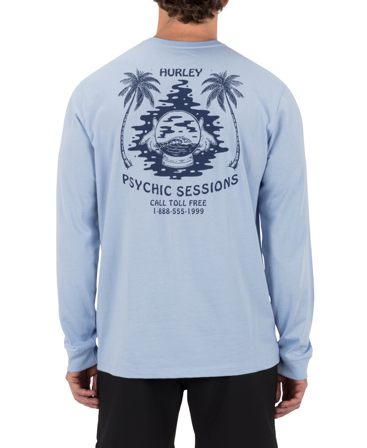 Hurley Men's H2O-Dri Psychic Session Long-Sleeve T-Shirt