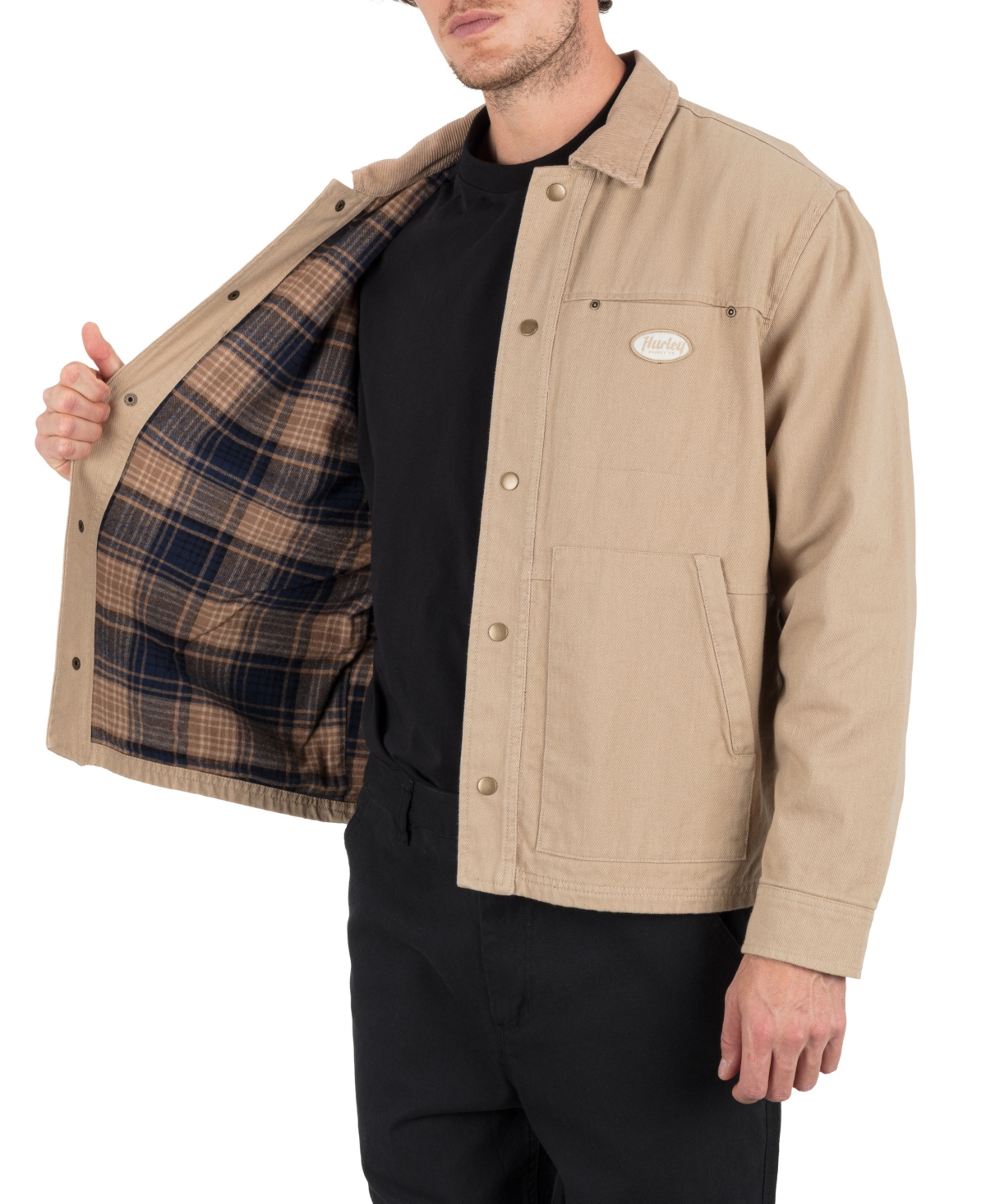 Hurley Men's Structure Long-Sleeve Jacket