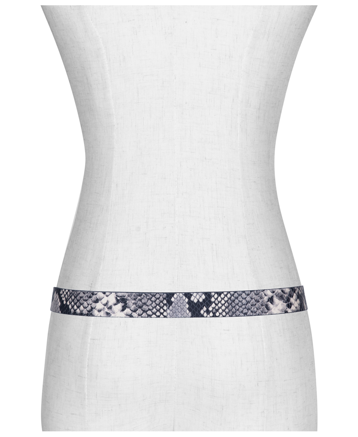 Frye Women's 25mm Snake Belt In Gray