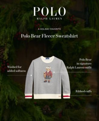 Boys' 8-20 Polo Bear Fleece Sweatshirt
