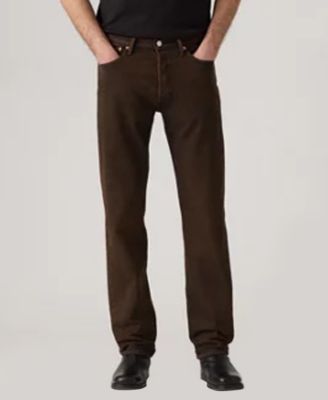 Men's 501 Regular-Fit Button Fly Non-Stretch Jeans